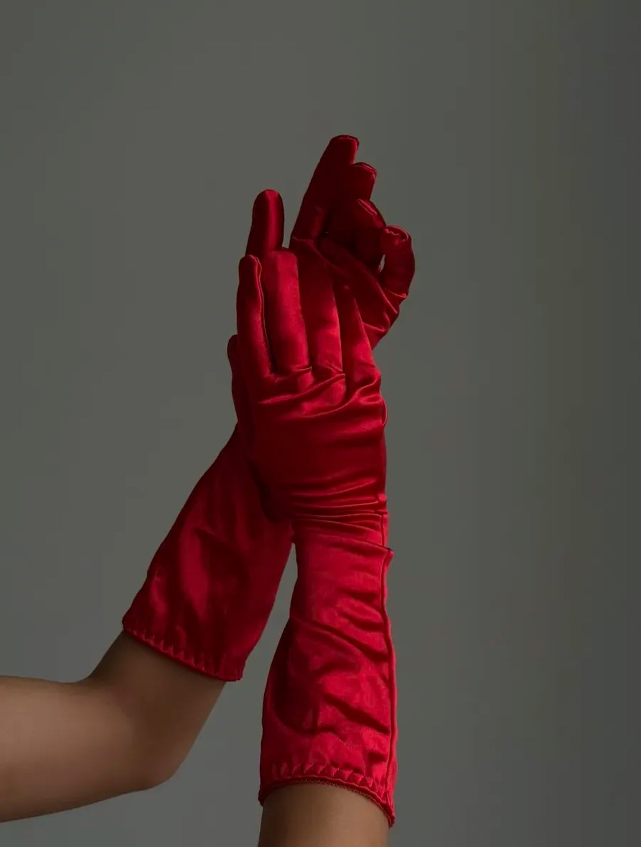 Luxury Red Satin 5-Piece Lingerie Set with Garter Belt & Choker