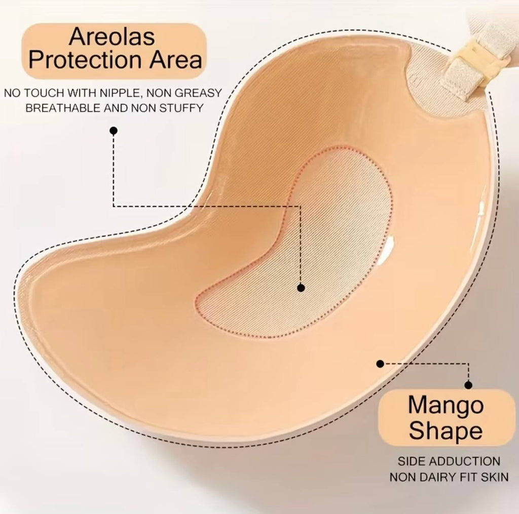 Invisible Strapless Silicone Push-Up Bra