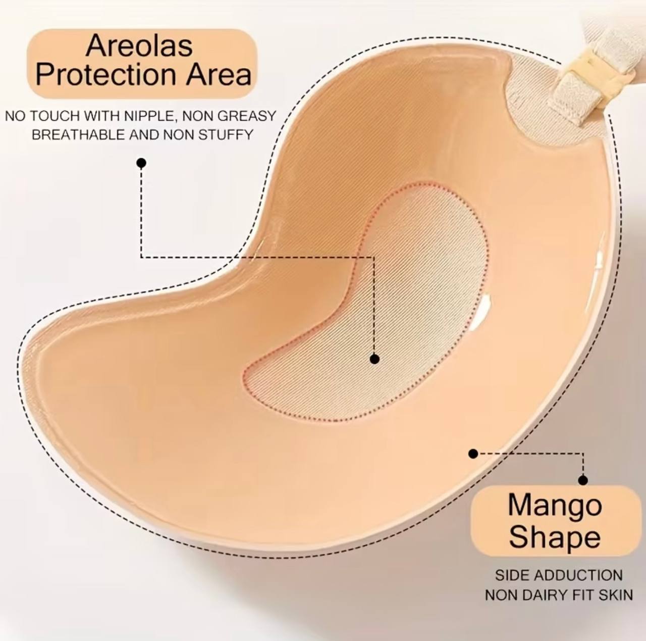 Invisible Strapless Silicone Push-Up Bra