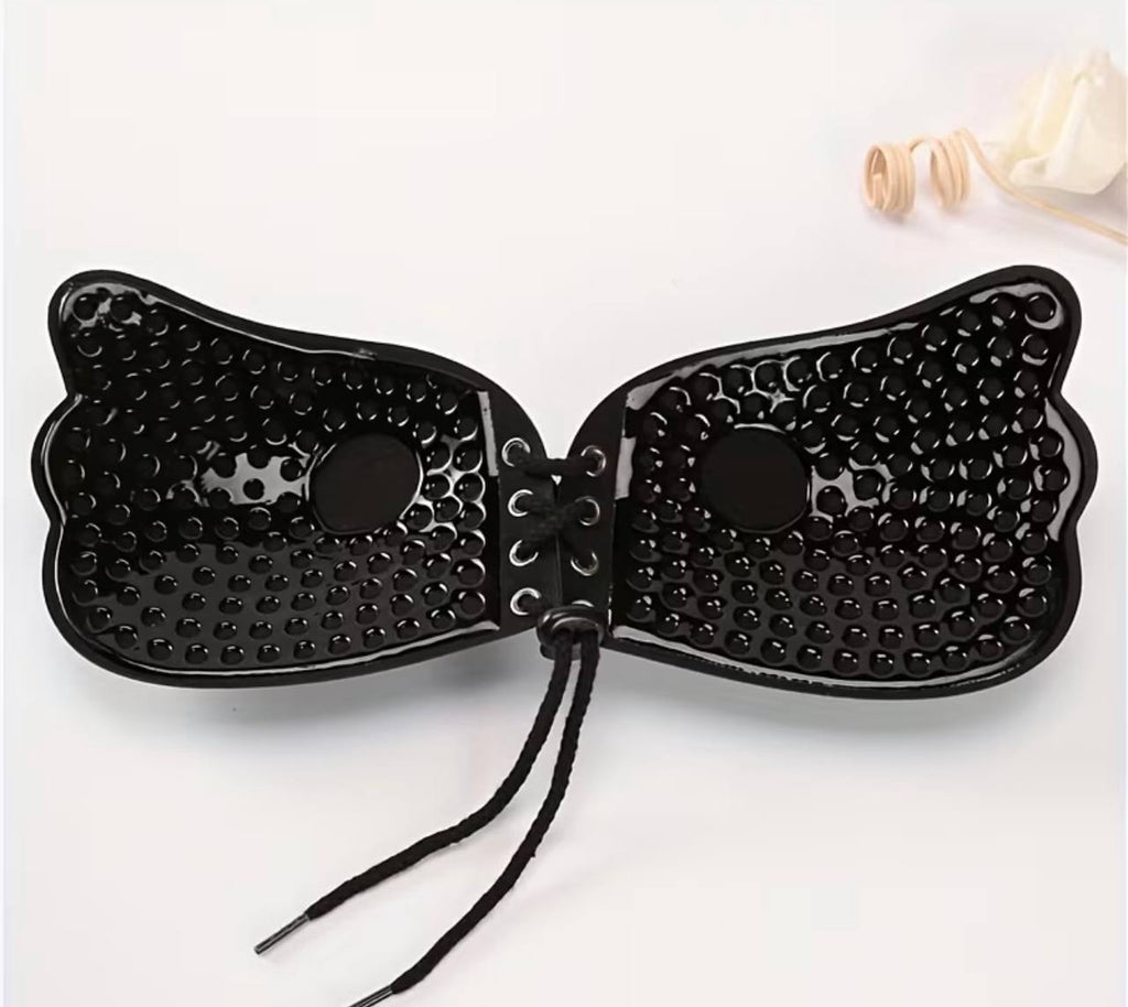 Invisible Lace-Up Strapless Adhesive Push-Up Bra